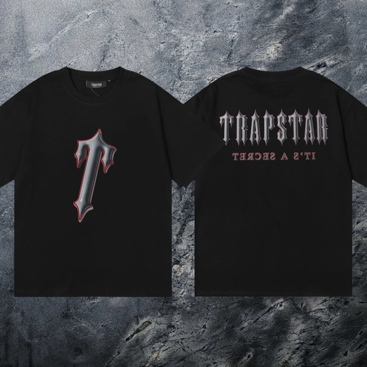 Trapstar Classic Keys graphic T-shirt Black White Key with Travel-Friendly Style