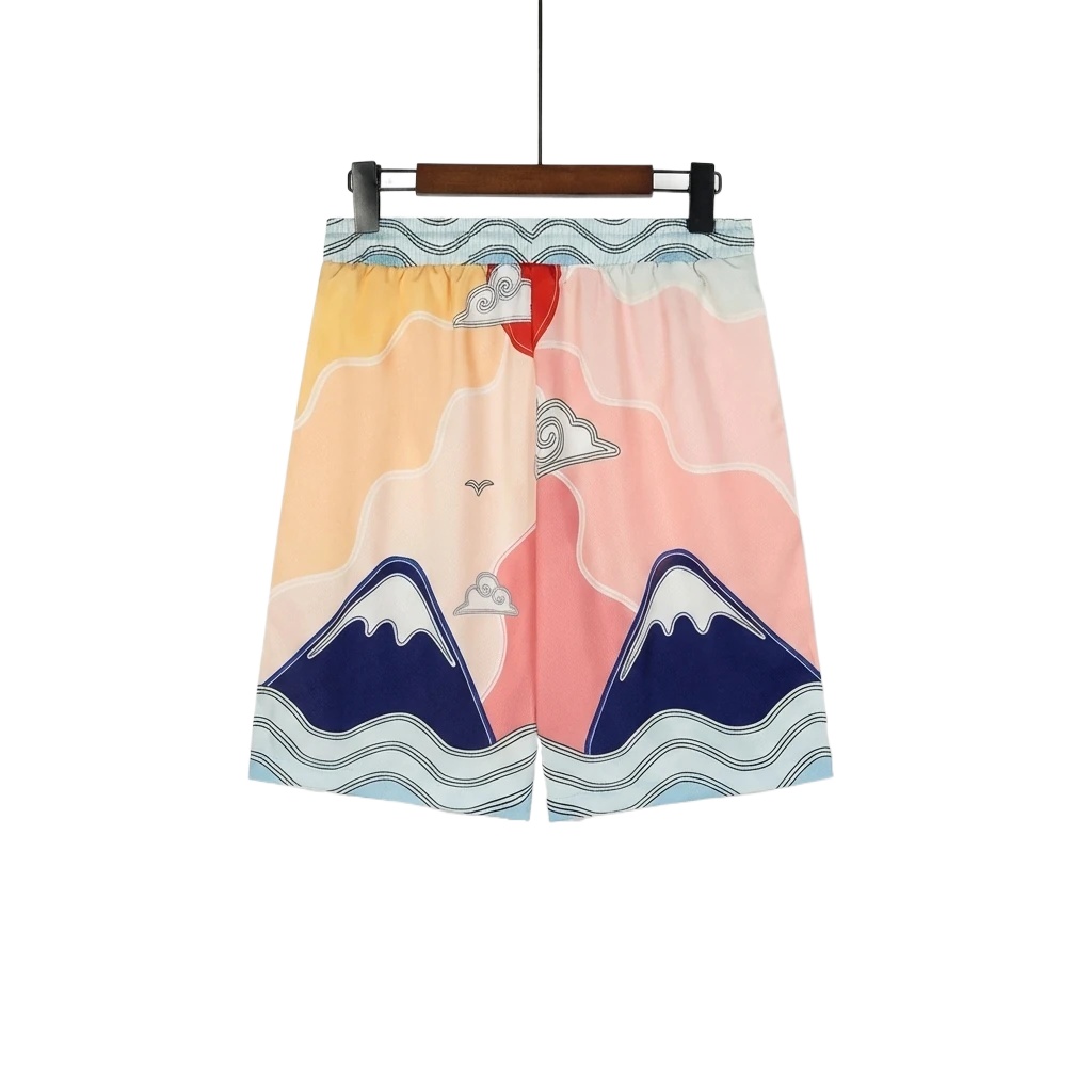 Casablanca Japanese-style and wind colorful shorts
