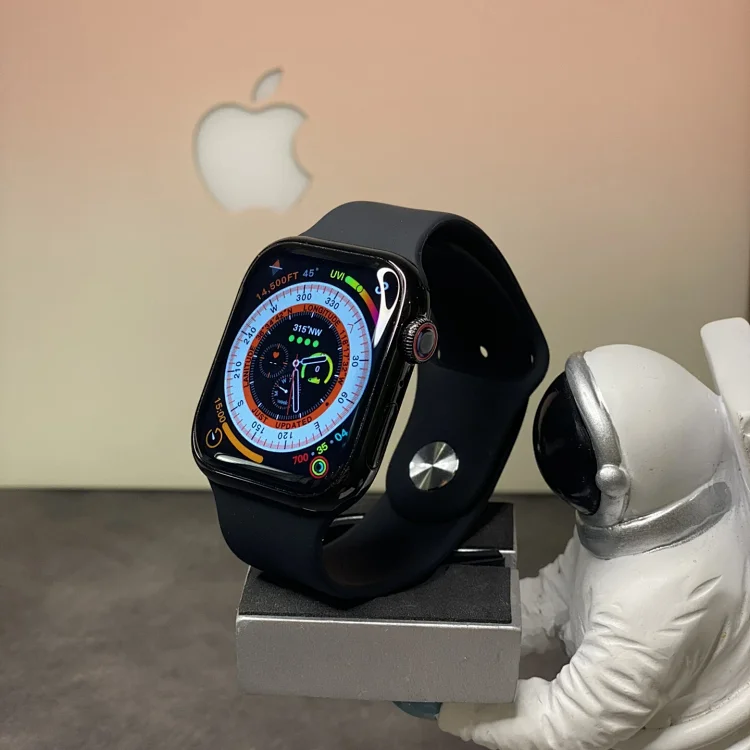 Apple Watch with Black Sport Band