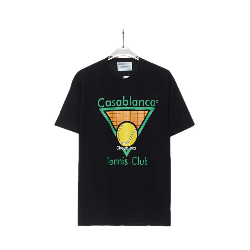 Casablanca Tennis Style Black T-shirt