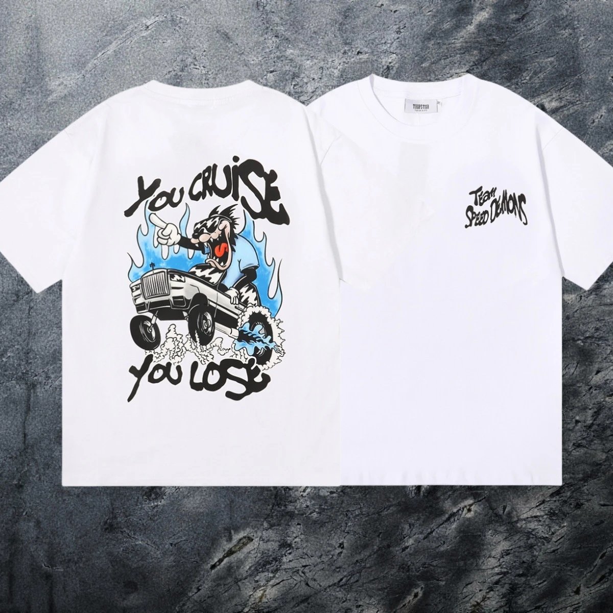 Trapstar Premium Style Keys graphic T-shirt Black White Key for Minimal Outfits