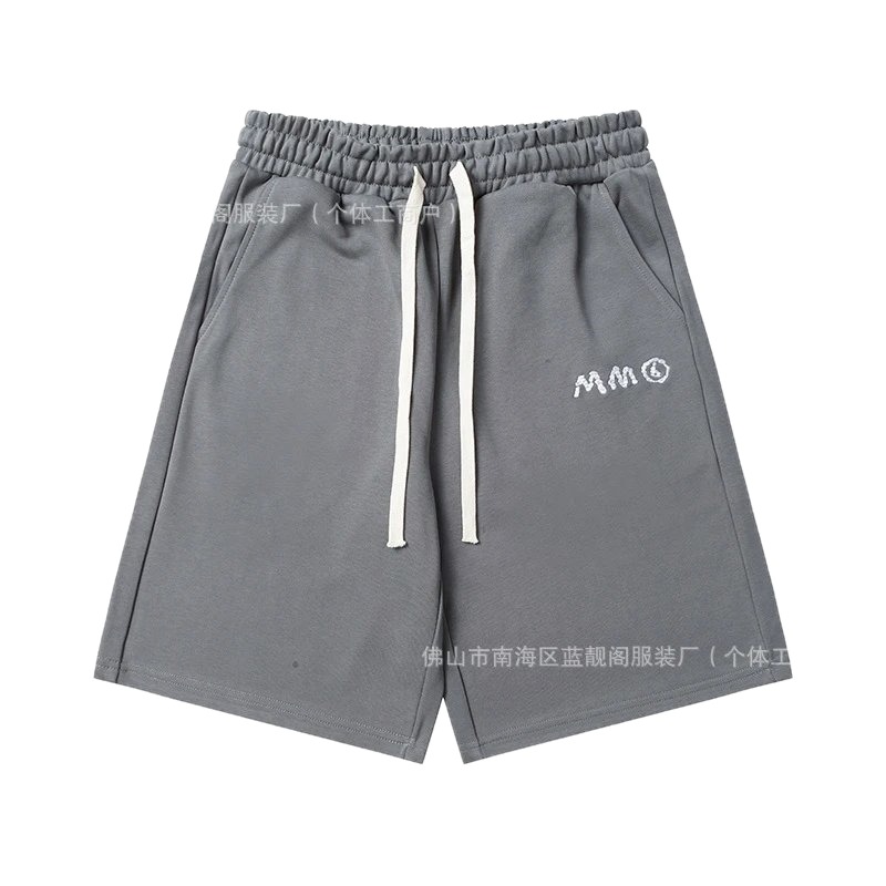 Maison Margiela minimalist style grey shorts
