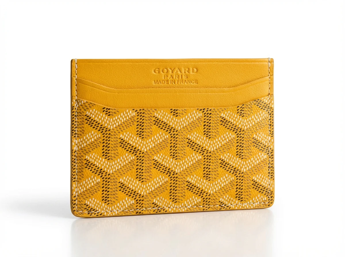 GOYARD Classic Yellow Card Holder