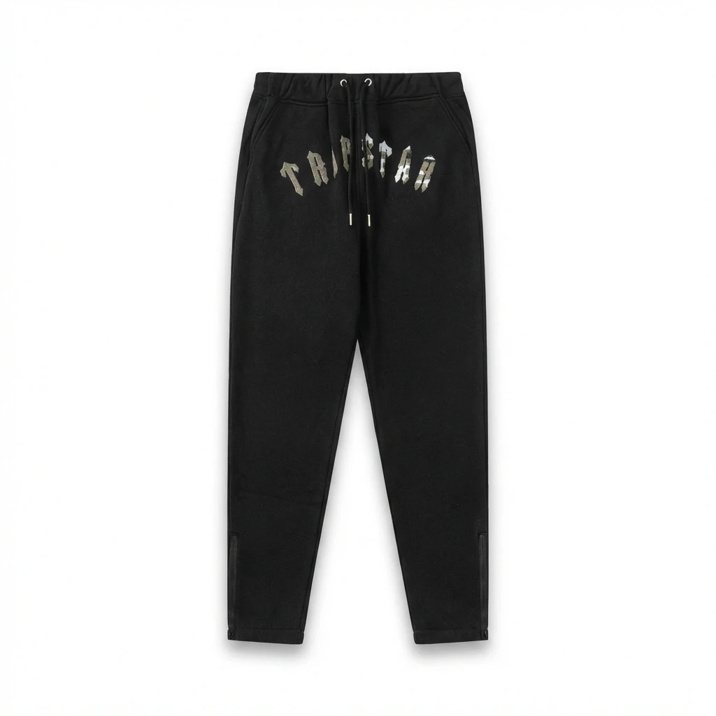 Trapstar Letter Style Black Sweatpants
