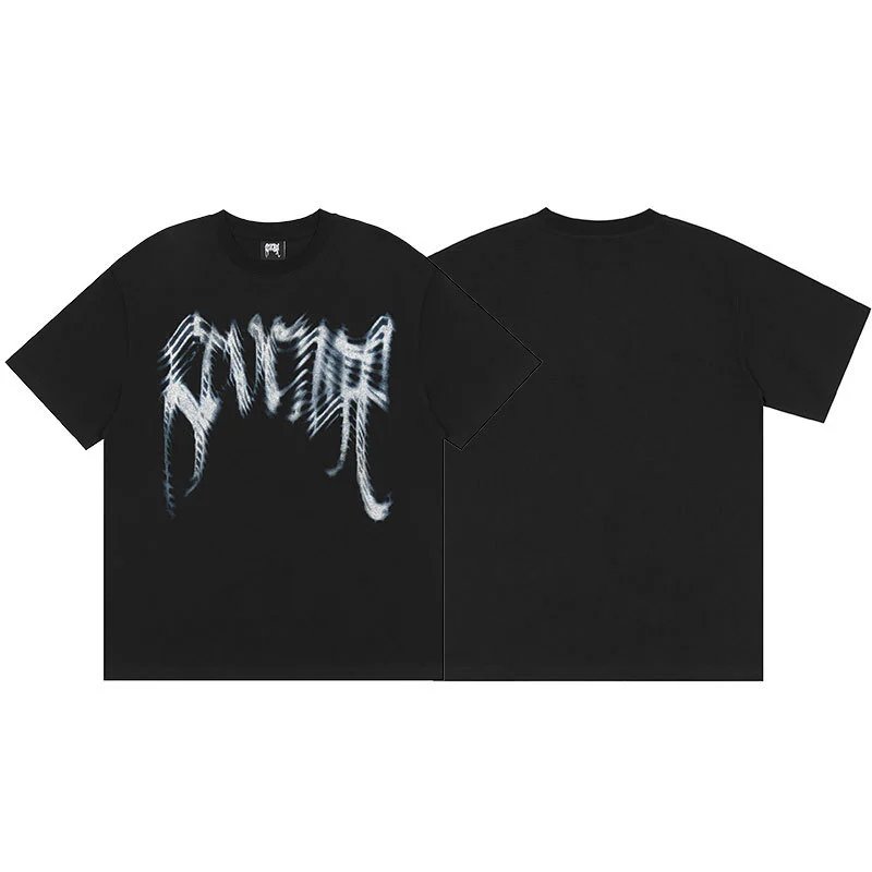 Revenge Black Skull Graphic T-Shirt Airport Outfit