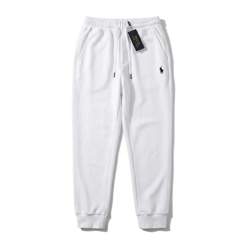 Ralph Lauren trendy brand white sweatpants
