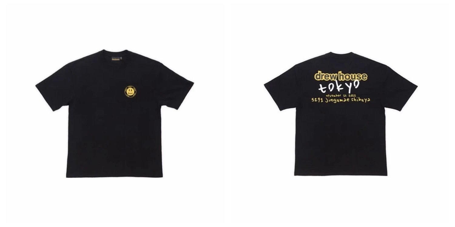 DrewHouse Tokyo Limited Street Style Black T-Shirt