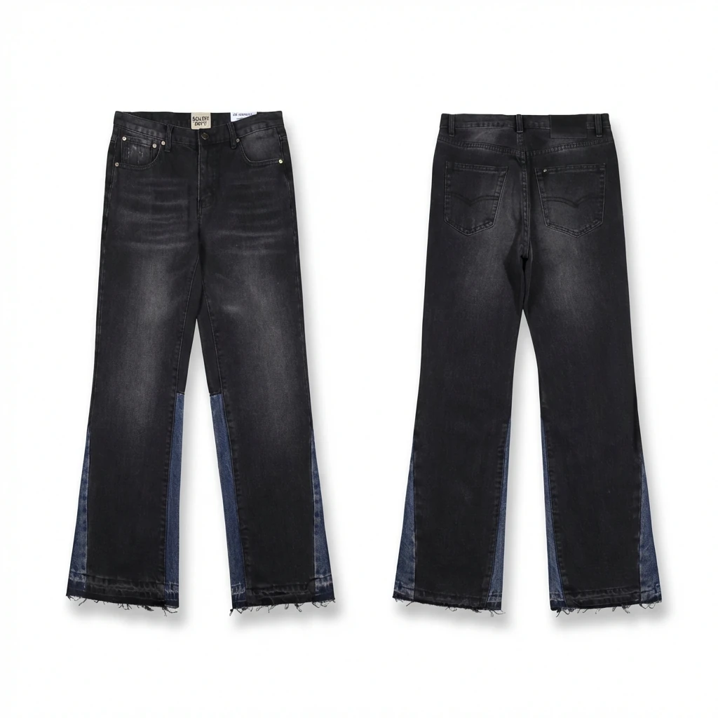 Gallery Dept. patchwork denim style long pants