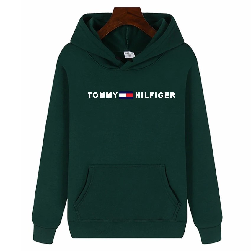 Tommy Hilfiger Compact Logo hoodie White Tommy Hilfiger for Smart Casual Looks