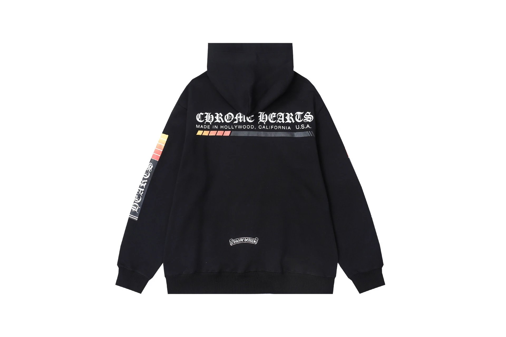 Chrome Hearts Summer Cross graphic hoodie Black Blue Cross with Clean Finish