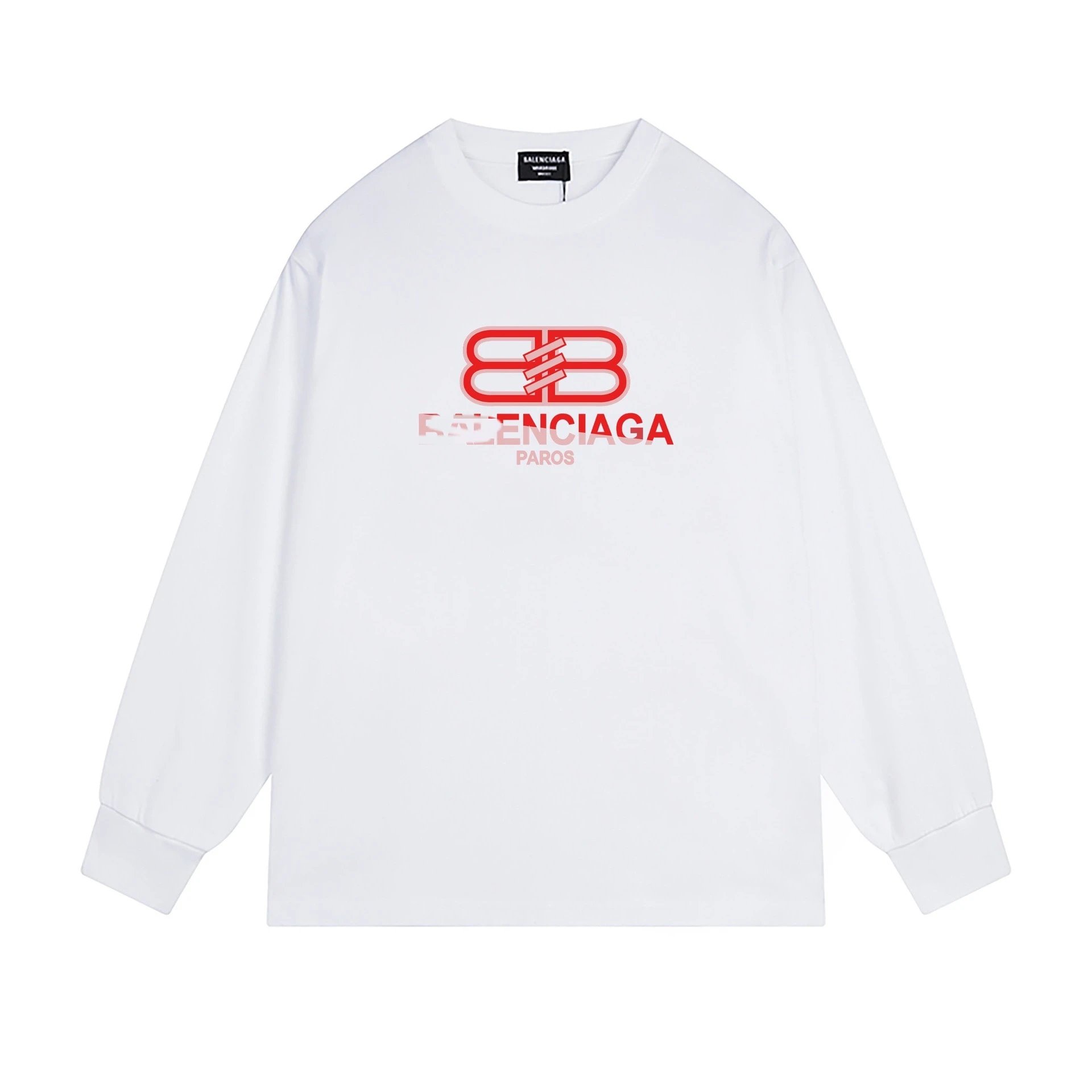 Balenciaga BB Print White T-shirt