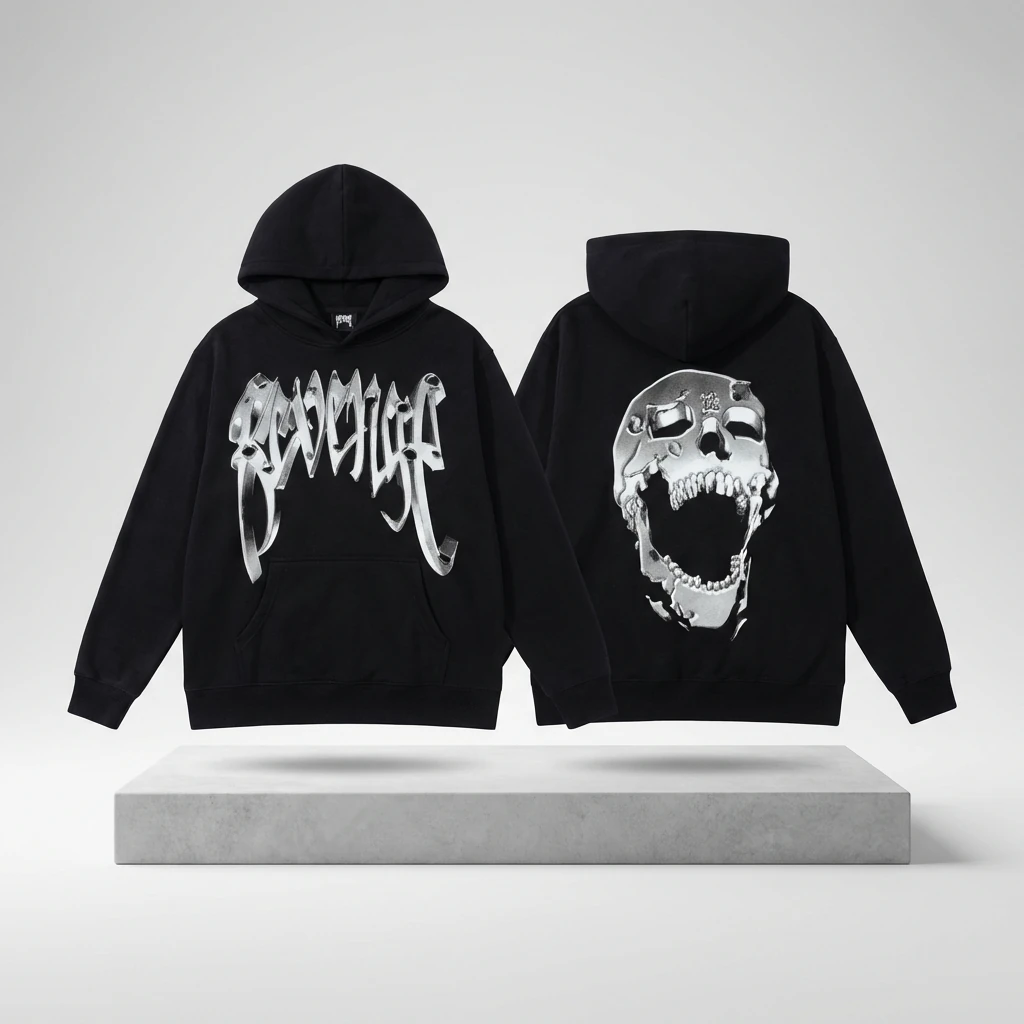 Revenge Skull Dark Style Hoodie