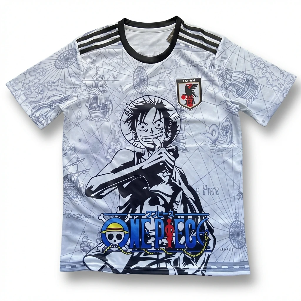 Tokyo Ghoul black-and-white anime-style T-shirt