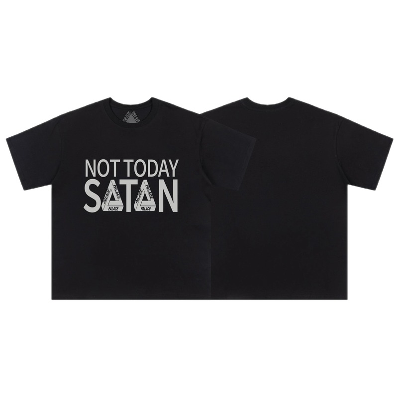 Palace Triangle Print Street Style Black T-Shirt