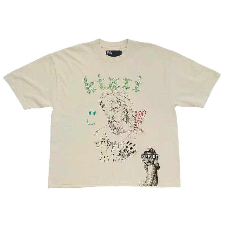Paly Hollywood Graffiti Street Style Off-white T-shirt