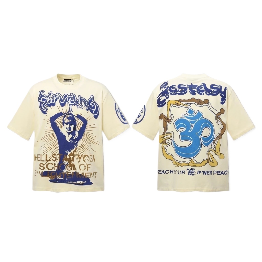 Hellstar Yoga Series Retro-Style T-Shirts