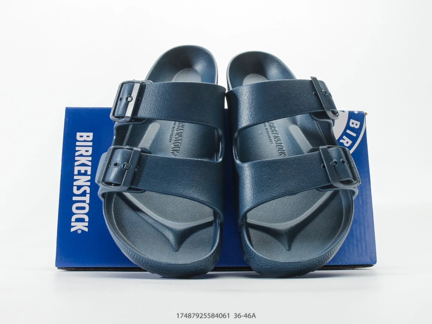 BIRKENSTOCK Arizona Casual Navy Blue Slide Sandals