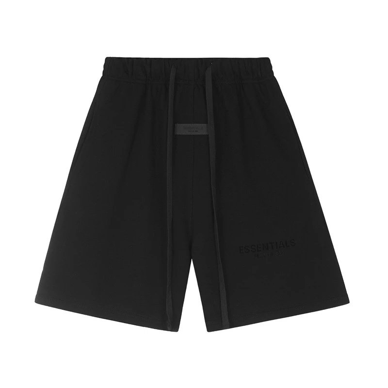 ESSENTIALS minimalist style black shorts