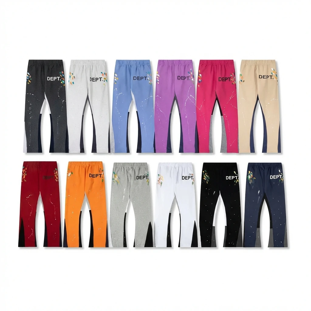 Gallery Dept Graffiti-style Colorful Long Pants