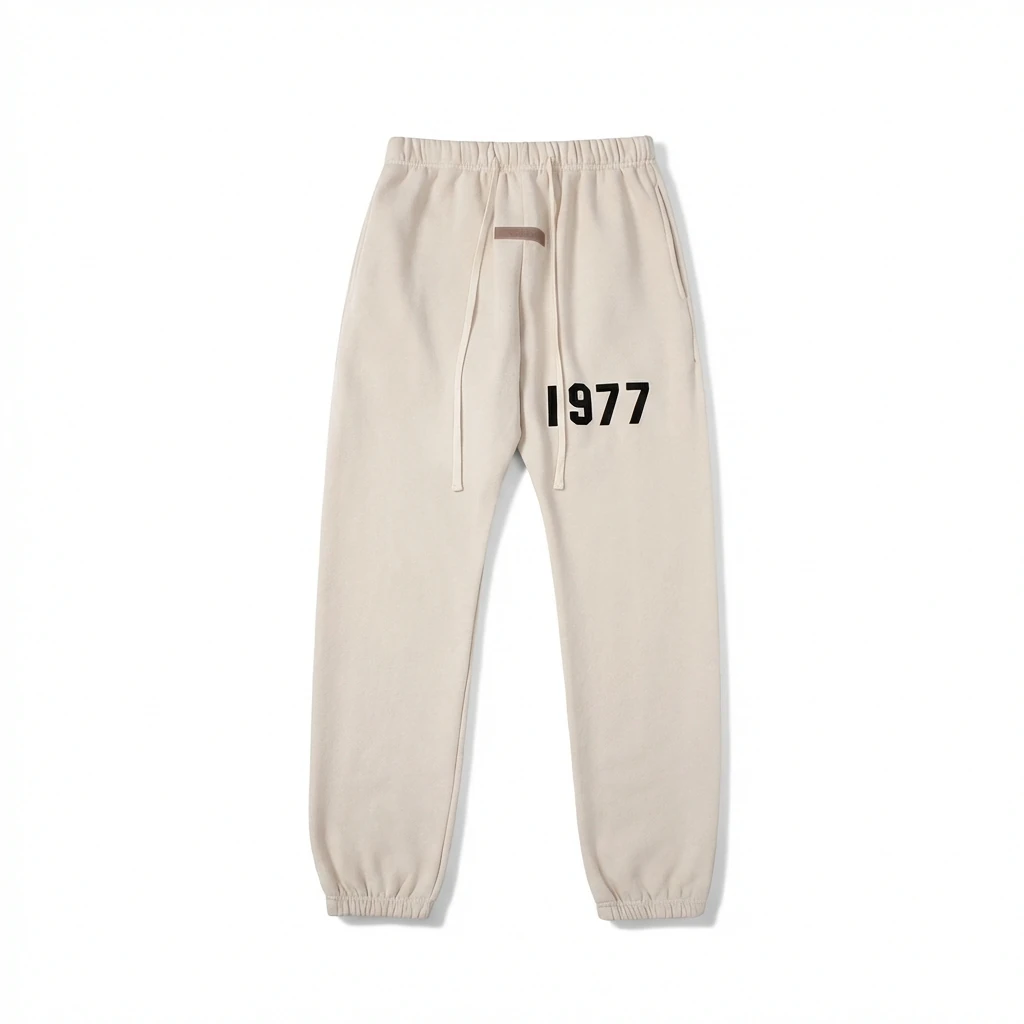 ESSENTIALS 1977 Minimalist Style Beige Pants