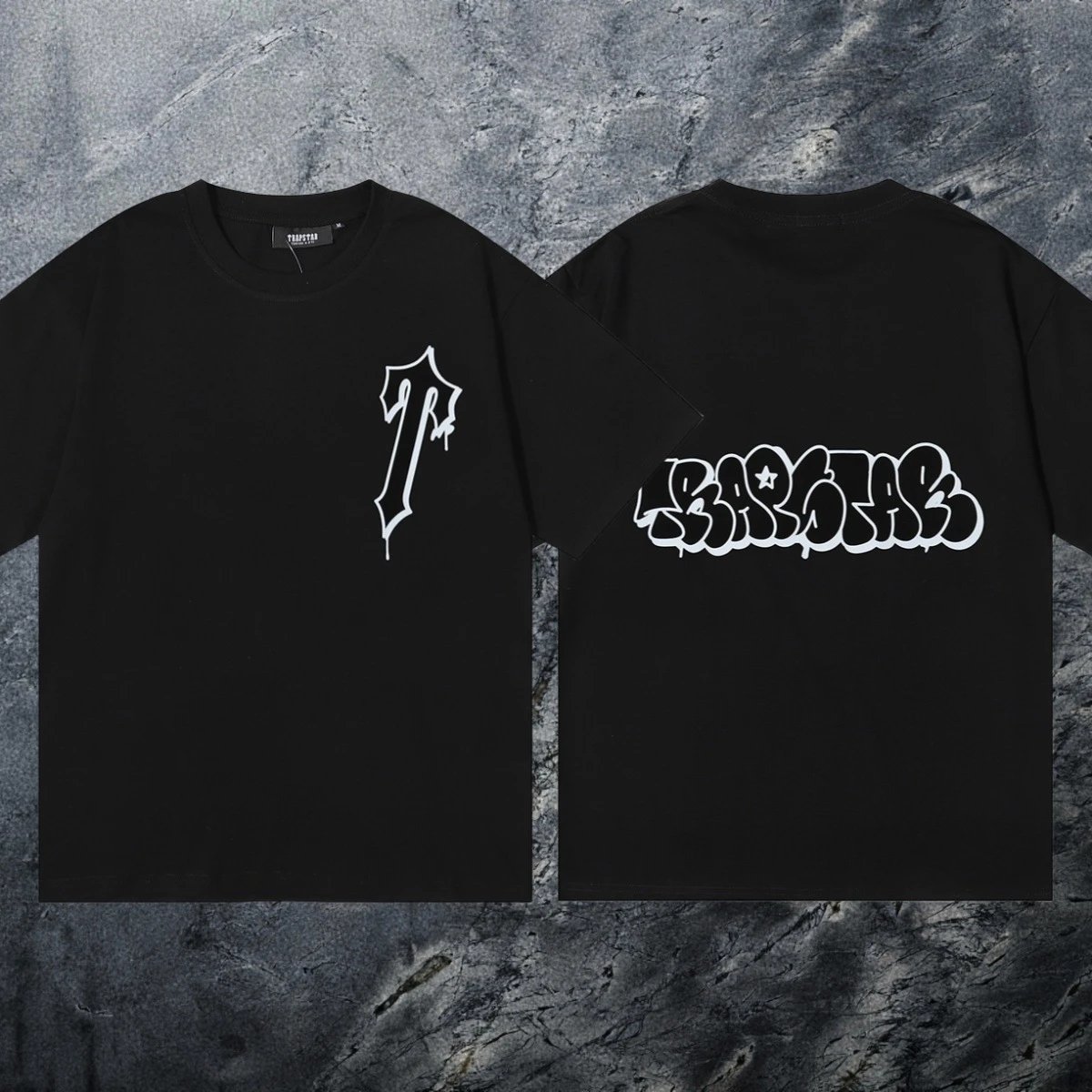 Trapstar Gift Ready Keys graphic T-shirt Black White Key with Fresh Pattern