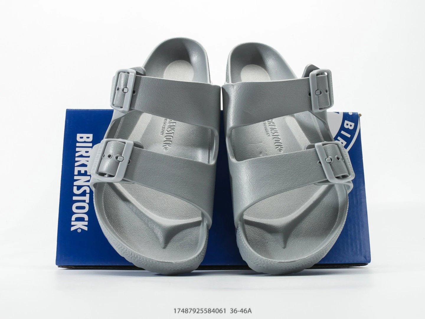 BIRKENSTOCK Arizona Casual Gray Slide Sandals