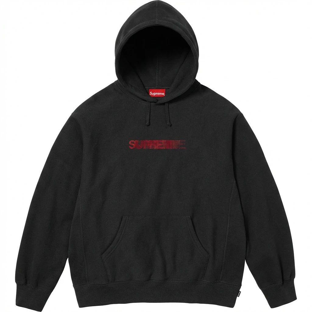Supreme basic simple black sweatshirt