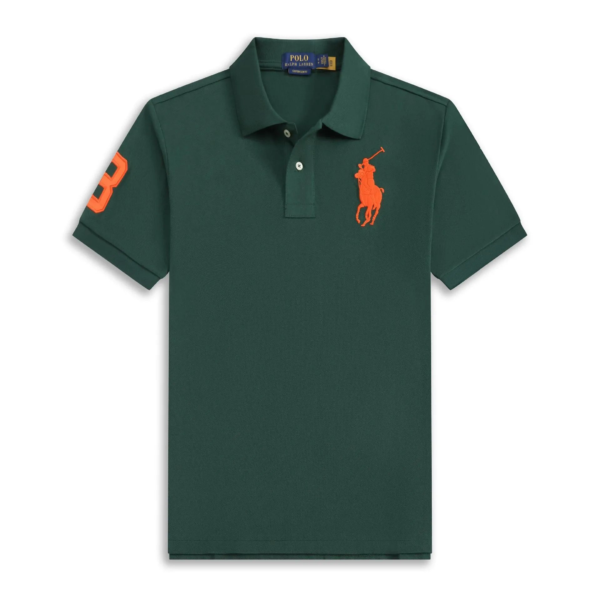 Ralph Lauren Polo American retro style dark green shirt