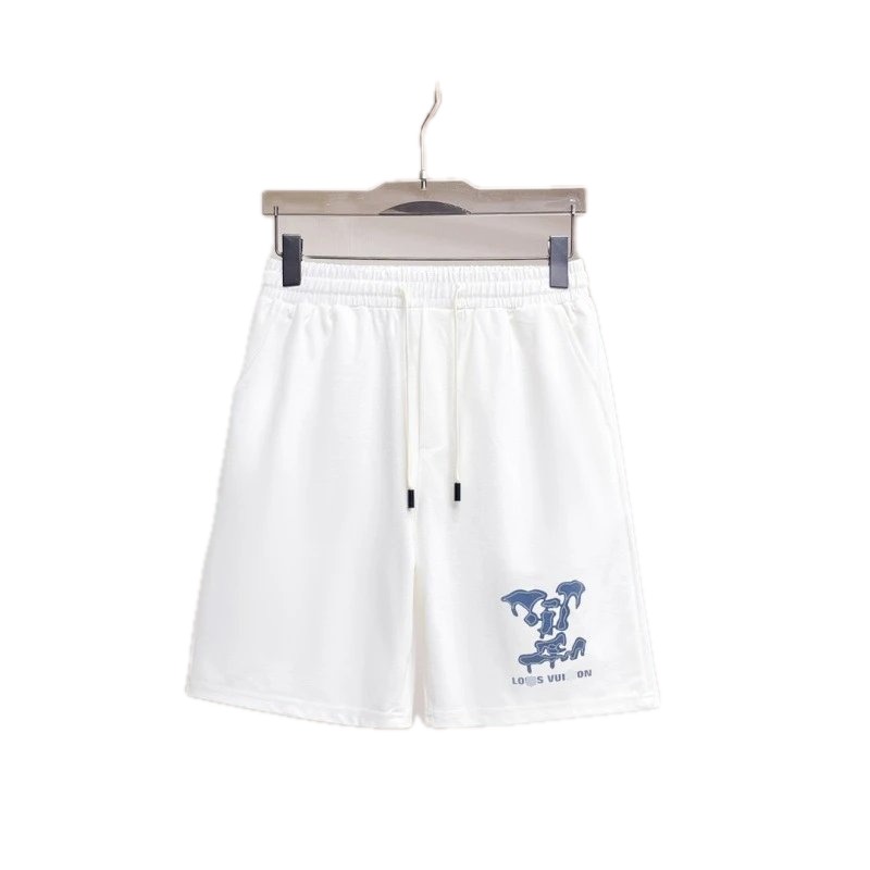 Louis Vuitton Graffiti Casual Style White Shorts