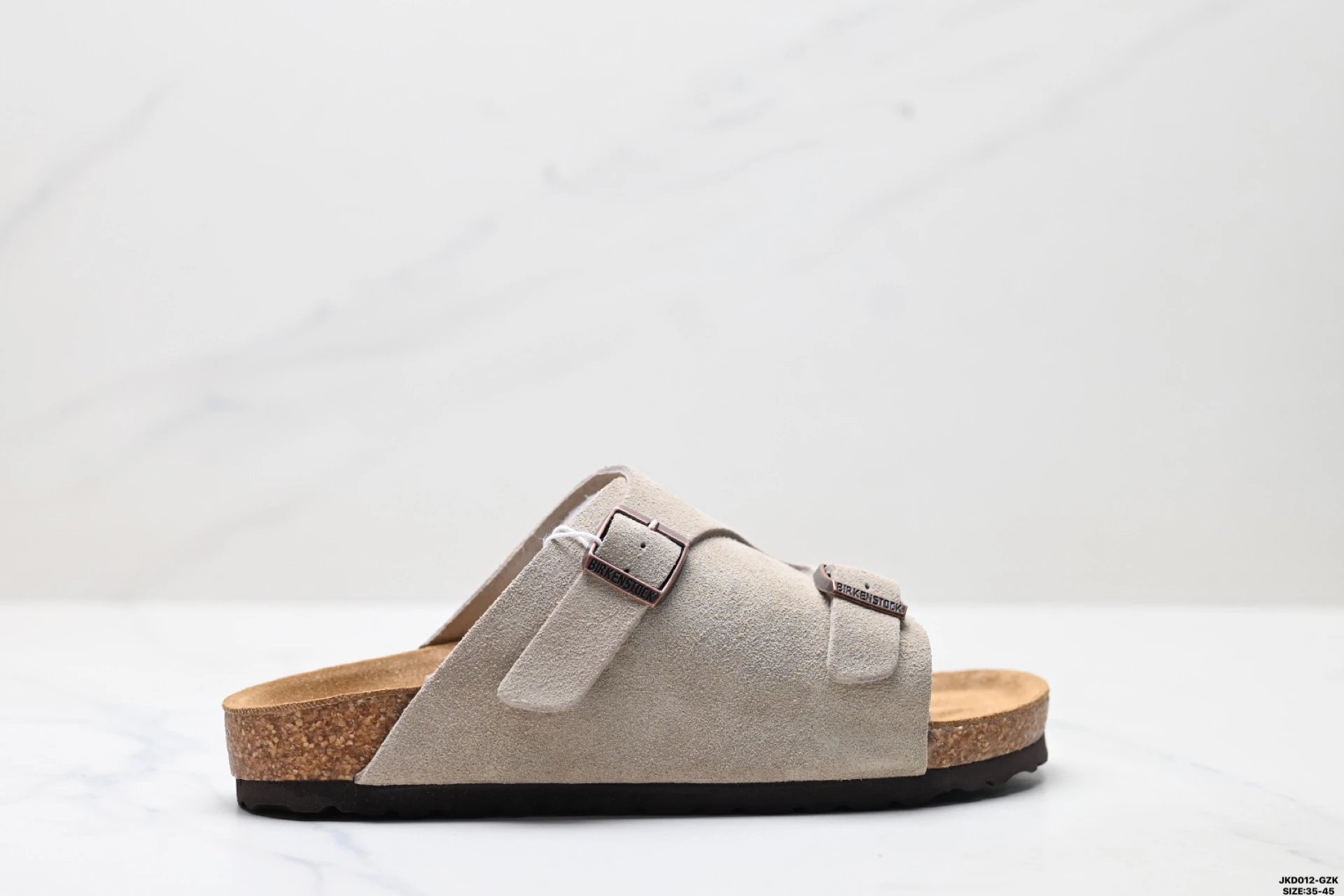 Birkenstock Classic Casual Sand-colored Slides