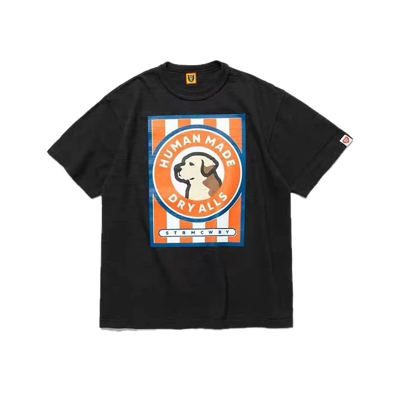 HUMAN MADE DRYALLS Vintage Style Black T-shirt