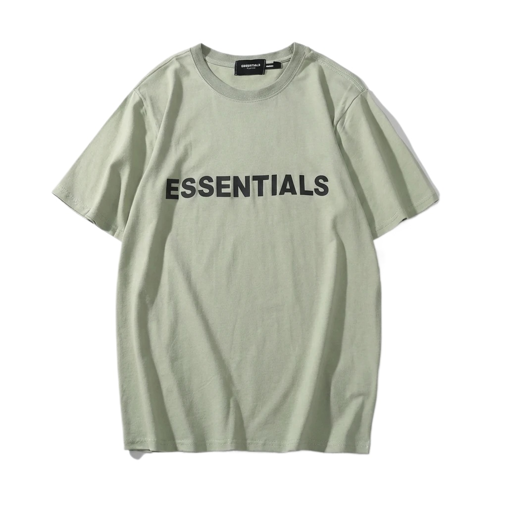 ESSENTIALS minimalist style light green T-shirt