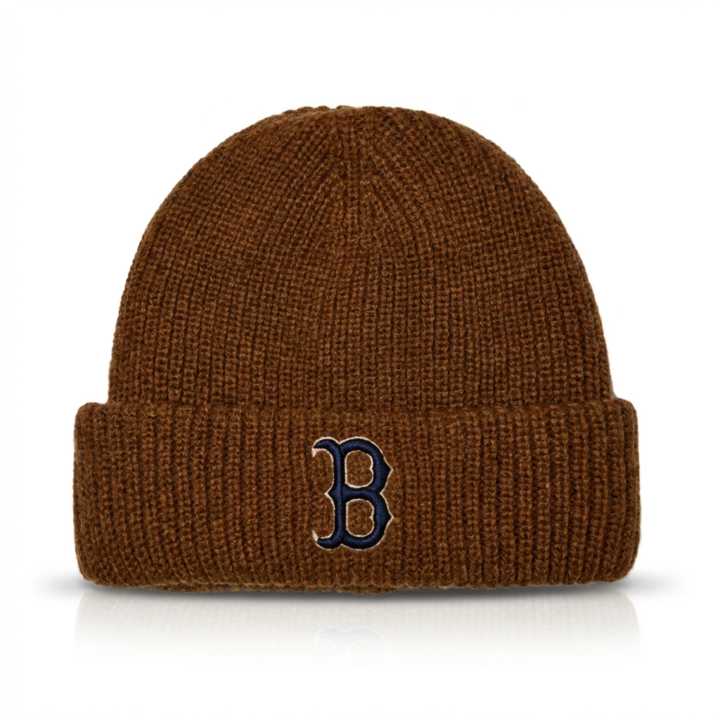 MLB Brown Minimalist Knit Hat