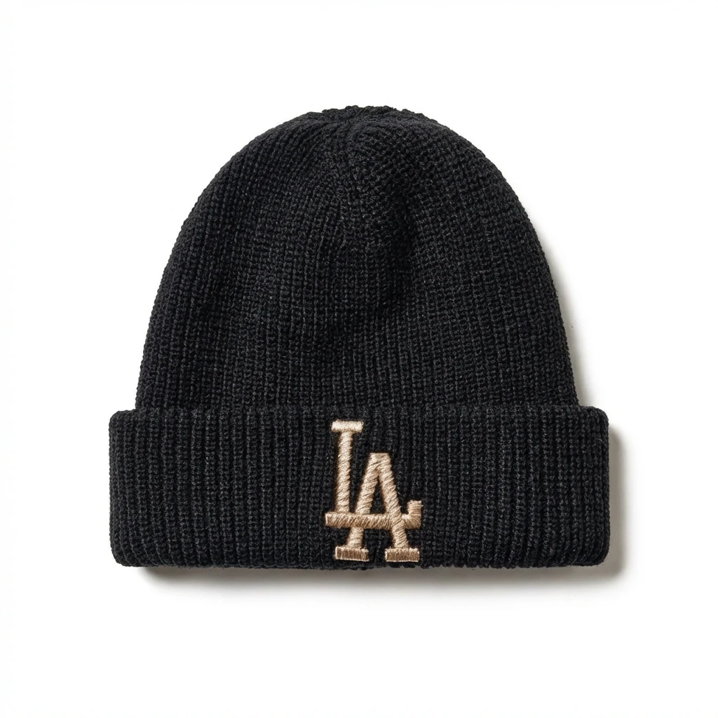 MLB LA Series Black Knitted Hat