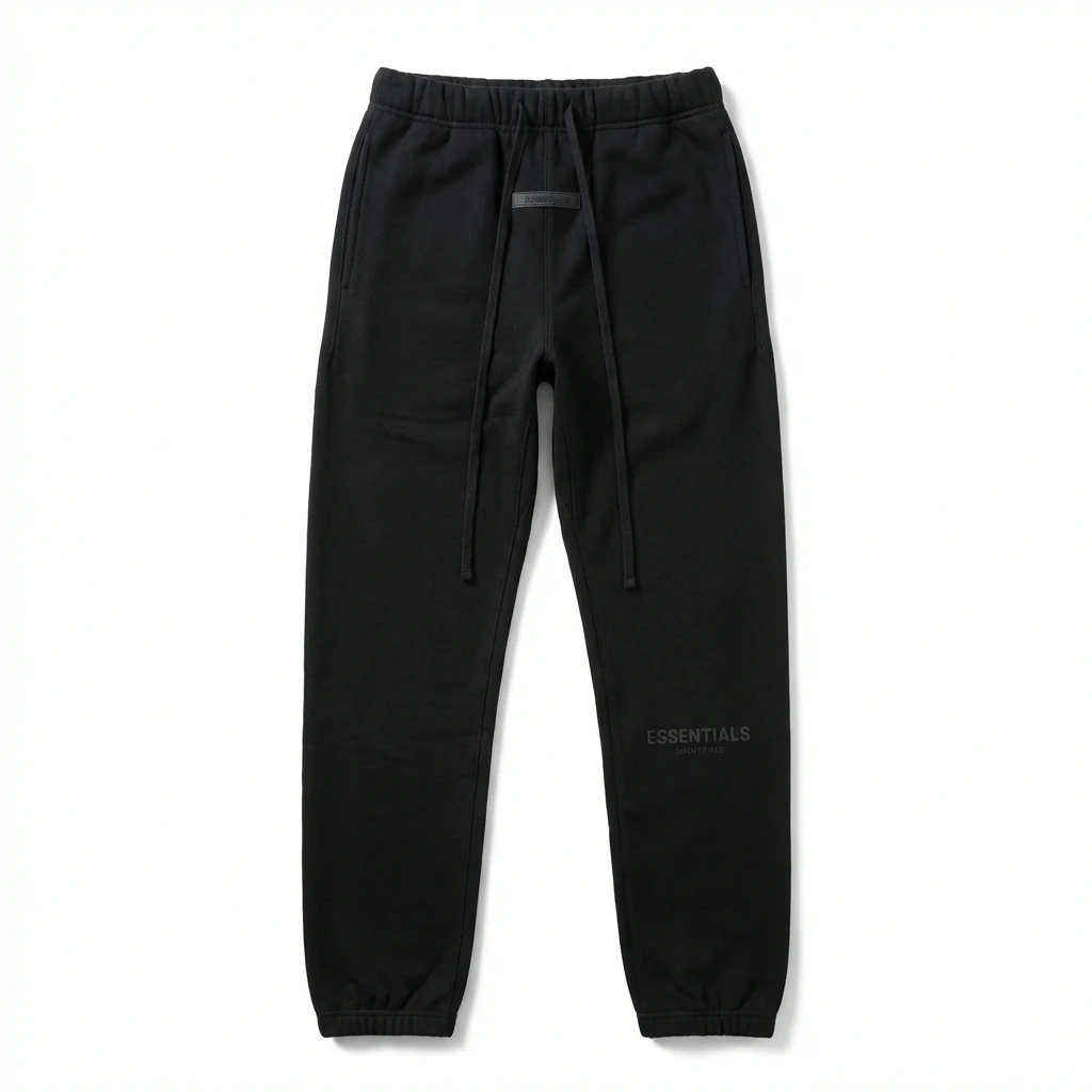 ESSENTIALS minimalist black sweatpants