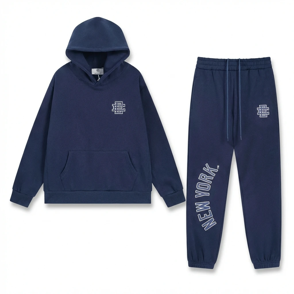 Eric Emanuel sporty dark blue suit