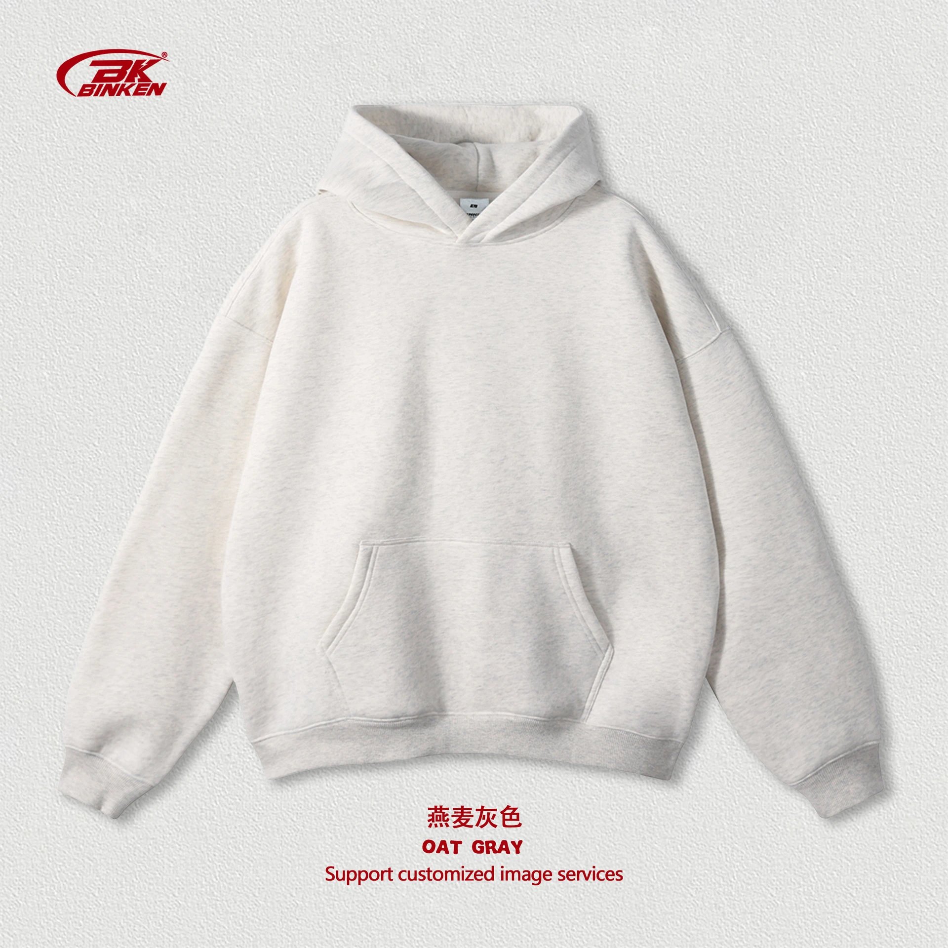 Lightweight Pullover hoodie Navy Blank Kangaroo for Trend Styling