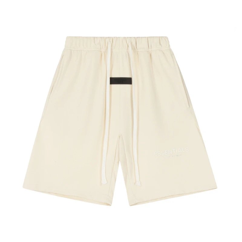 ESSENTIALS minimalist style off-white shorts