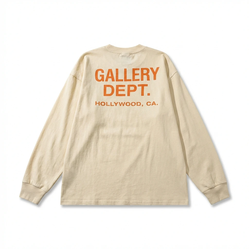 Gallery Dept retro-style beige long-sleeve