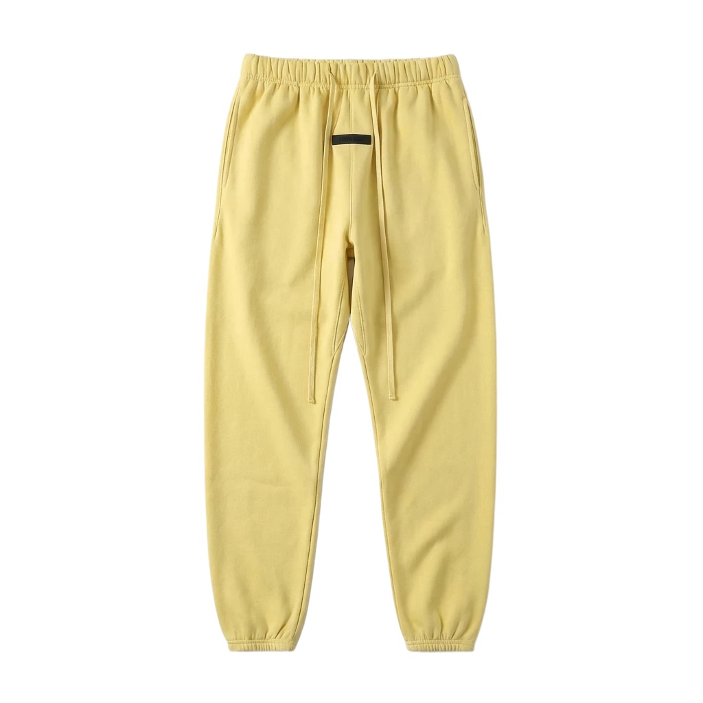 ESSENTIALS Basic Casual Yellow Sweatpants