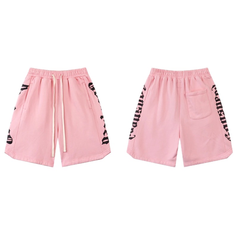 Godspeed Gothic Print Street Style Pink Shorts