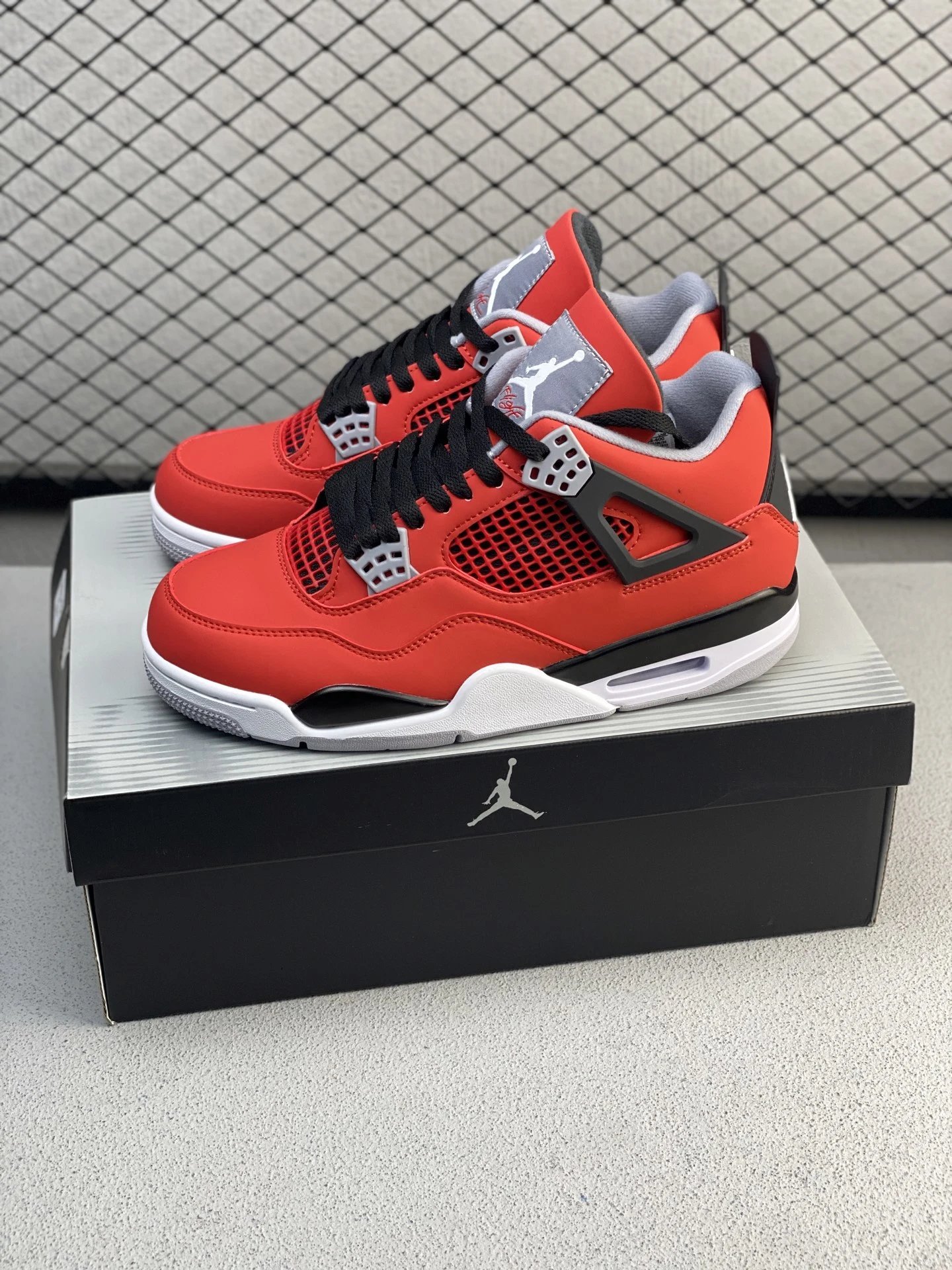 Jordan Red Basketball High-Tops Featuring Sculpted Heel