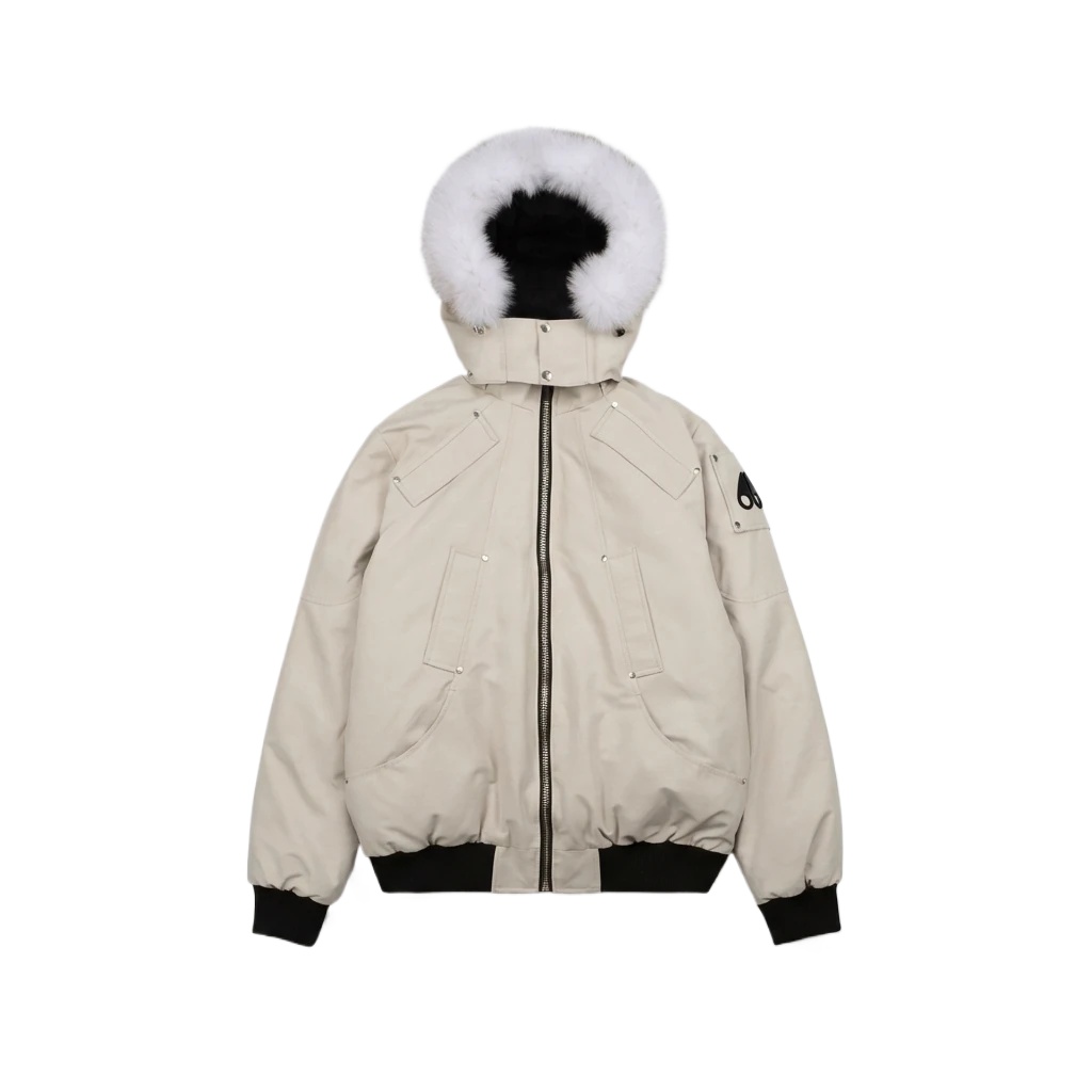 Michael Kors parka down jacket in off-white