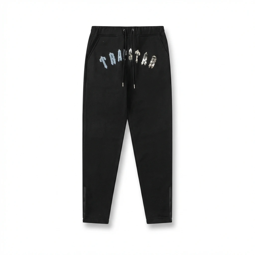 Trapstar Letter Style Black Sweatpants