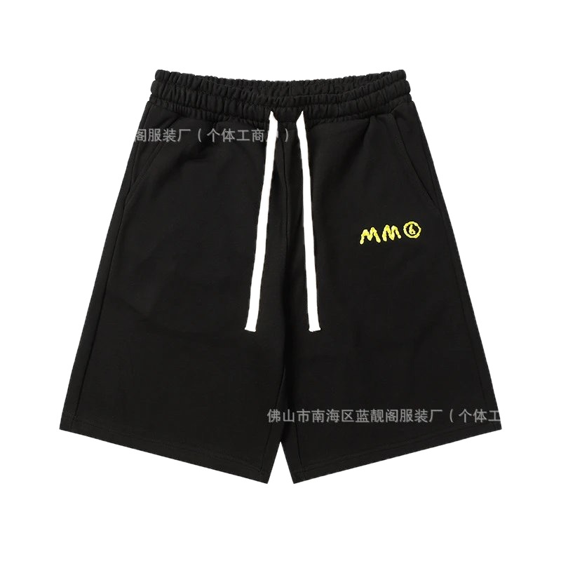 Maison Margiela minimalist style black shorts