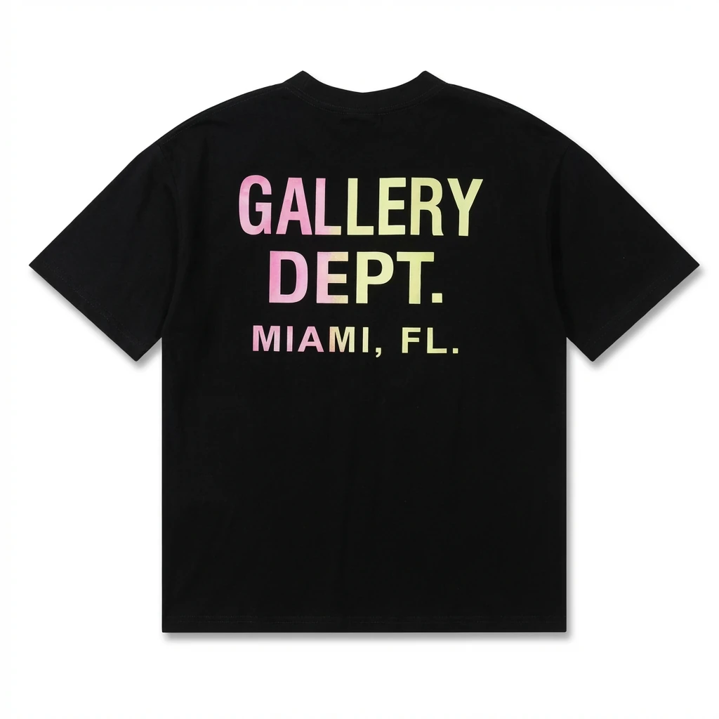 Gallery Dept Colorful Letter Style Short-sleeve Shirt