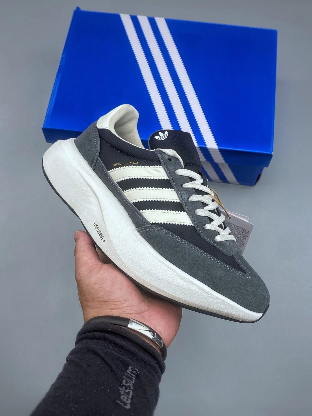 Adidas Modern Runners, Technical Side Panels in Black and White