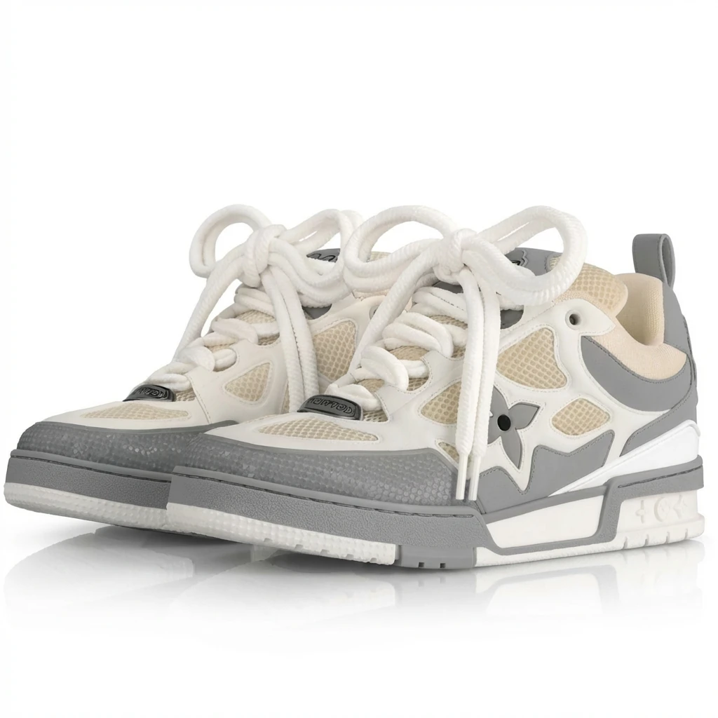 LV Archlight Gray and White Casual Sports Shoes