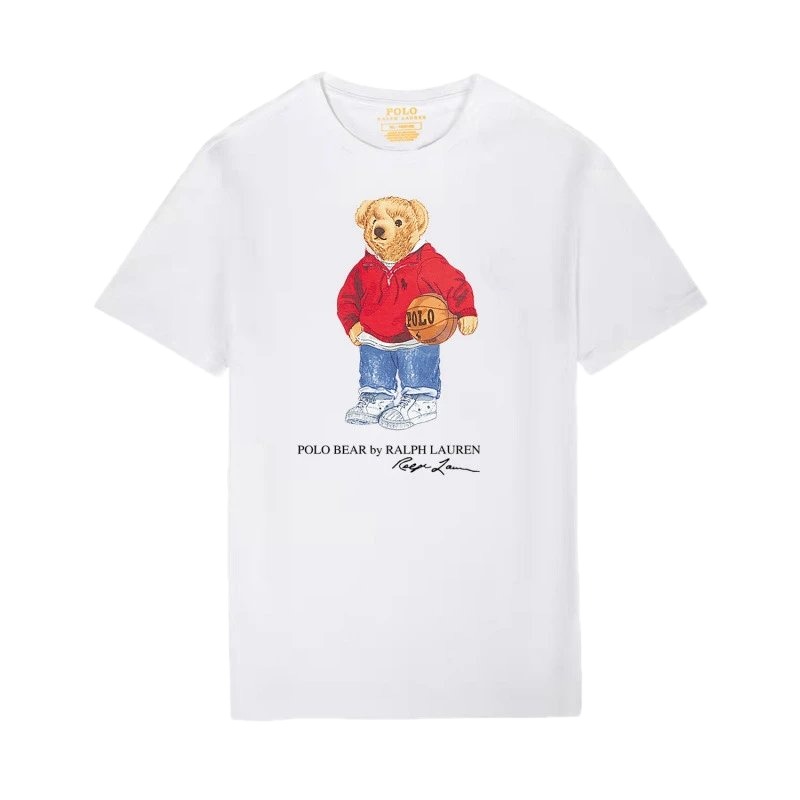 Ralph Lauren Teddy Bear Series White T-shirt