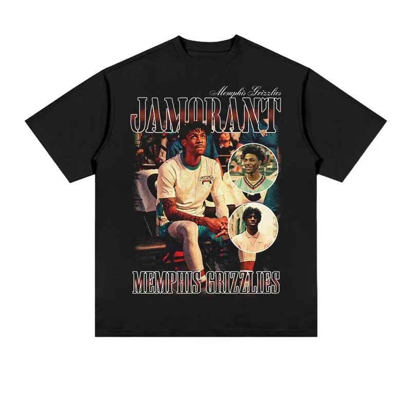 Tupac Easy Match Portrait graphic T-shirt Black Tupac Collage for Everyday Use